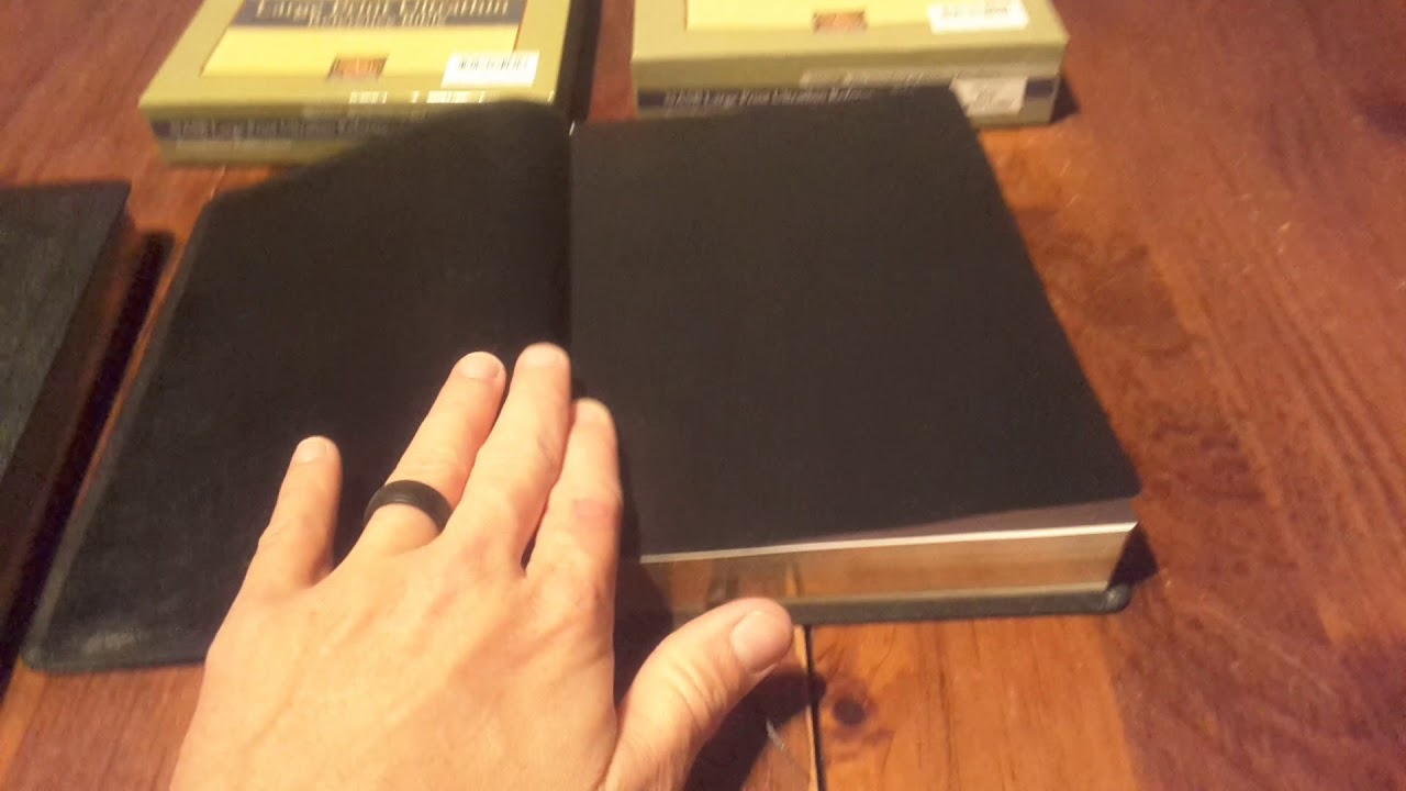 Lockman NASB Large Print Ultrathin Genuine Leather Vs Calfskin Leather YouTube