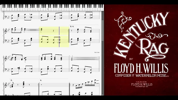 Kentucky Rag by Floyd Willis (1908, Ragtime piano)