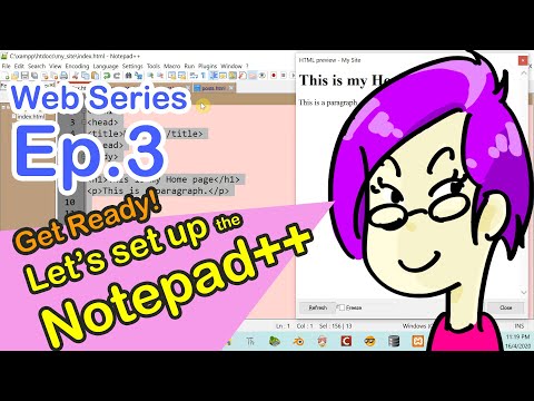 Install Notepad++ Preview HTML Plugin & Sublime Text 3 Package Control | Web Dev For Beginners #3