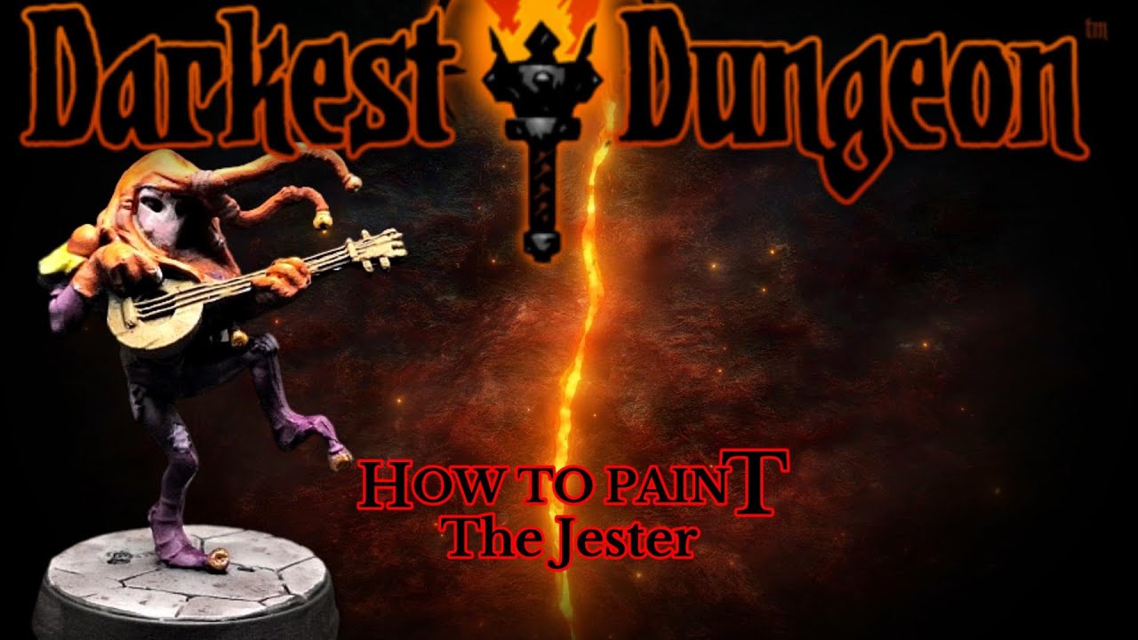How to Paint the Jester from Darkest Dungeon the Board Game