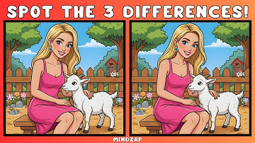 Train je hersenen: Zoek de 3 verschillen | 5 leuke puzzels 🧠⚡