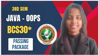 Java oops vtu 3rd sem passing package