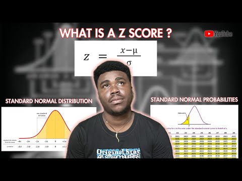 WHAT IS  A Z SCORE | Z SCORE EXPLAINED | NORMAL AND STANDARD NORMAL DISTRIBUTIONS