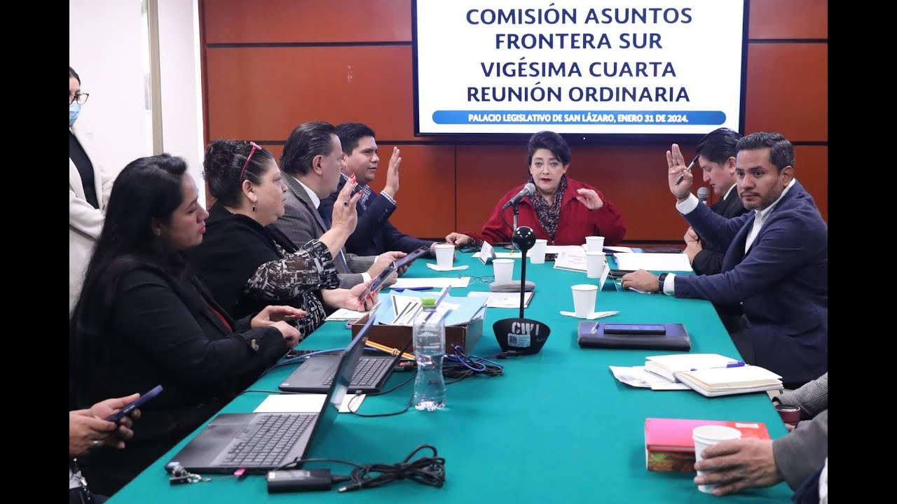 EN VIVO / Reunión Ordinaria de la Comisión de Asuntos Frontera Sur ...