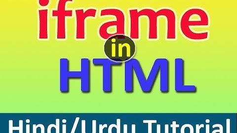 html iframe part-13(Hindi/Urdu)