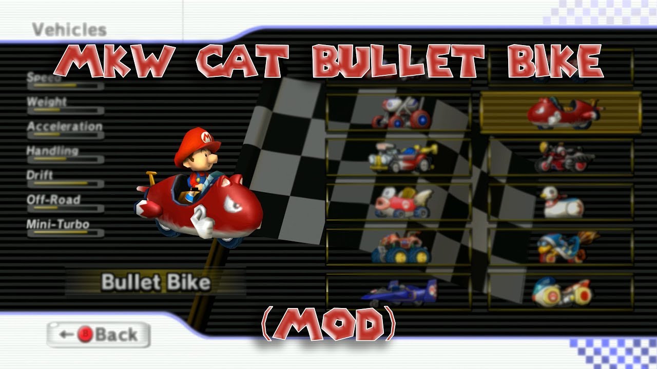 Bullet Bike Mario Kart Wii