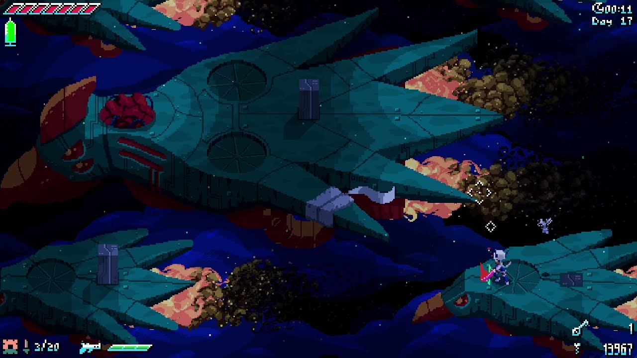 Unsighted - Mechanical Eagle Sol Boss Fight [No Damage]