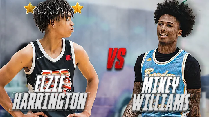 Mikey Williams Goes At It vs Top 10 Ranked Elzie Harrington!