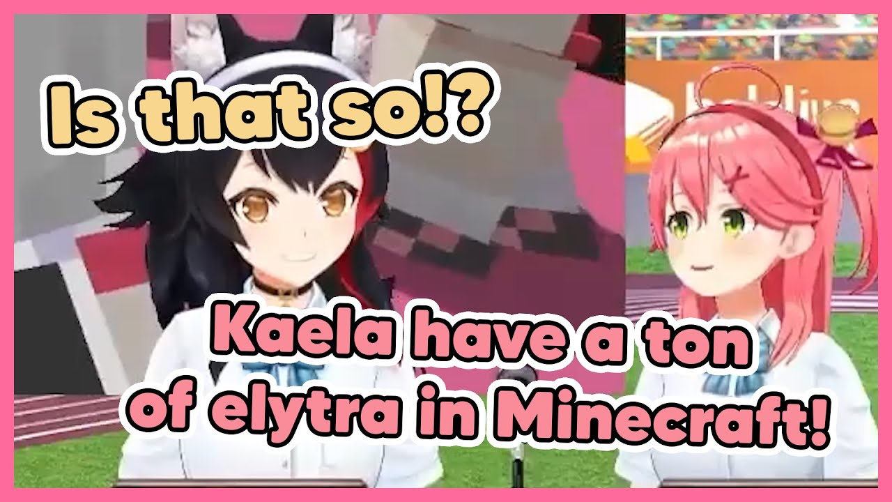 Miko telling Mio that she's calling Kaela her master and Hakos Bagel incident