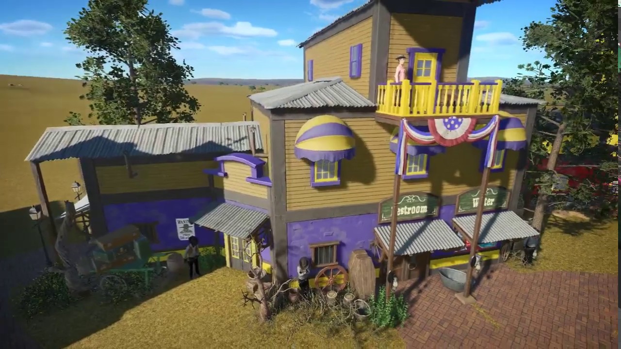 7 Building Western/ Rustic  Shop Set