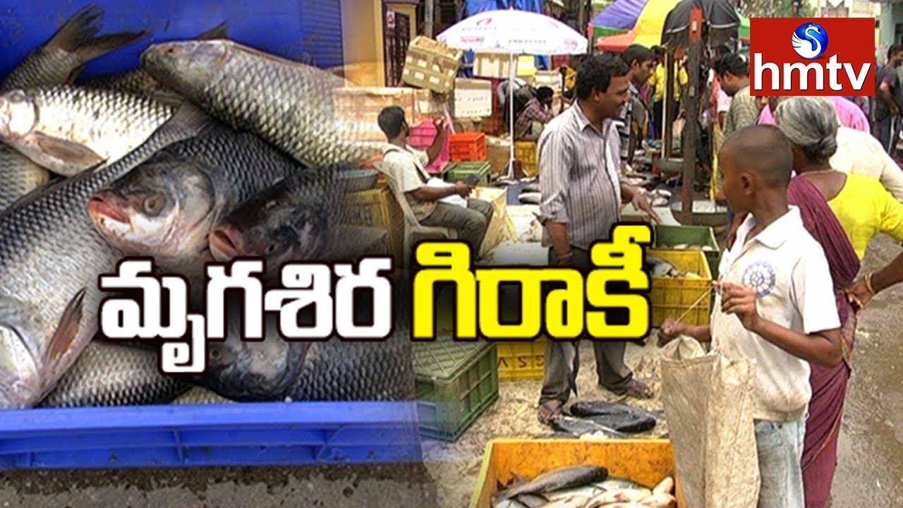Musheerabad Market Huge Demand For Fish On Eve Of Mrigasira Karthi