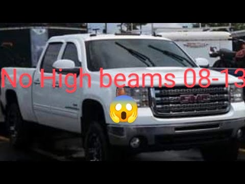 08-13 GMC Sierra Chevy Silverado high beams not working relay location