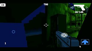 Pixel Nightmare (Android): Zombies Mode: Unused Upstairs Area in Factory