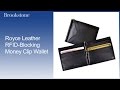 Royce Rfid Blocking Money Clip Credit Card Wallet In Genuine