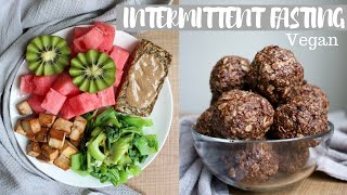 VEGAN WHAT I EAT IN A DAY #9 | Meals While Intermittent Fasting in 60 Seconds