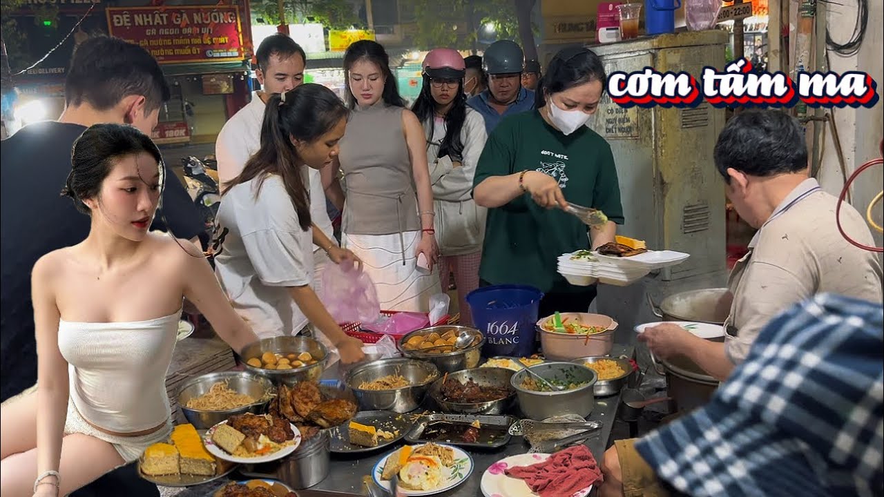 Amazing! Vietnamese Broken Rice with Grilled Pork Chop and Meatloaf | Thao-TV food