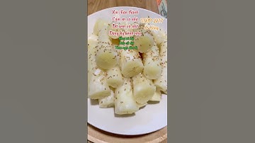 KHOAI MÌ HẤP NƯỚC CỐT DỪA. ngon béo ngậy thơm lắm. Mời cả nhà cùng xem tham khảo cách nấu này nha