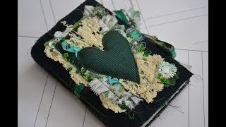 Puffy Heart Journal Crazy Stitching Style :) (sold) screenshot 5