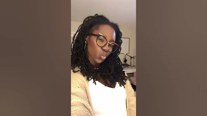 Braid out on locs. #locs #locstyles #locsjourney