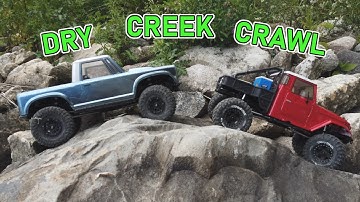 VANQUISH VS4-10 ULTRA, MST CFX-W, TRAXXAS TRX-4: DRY CREEK CRAWL