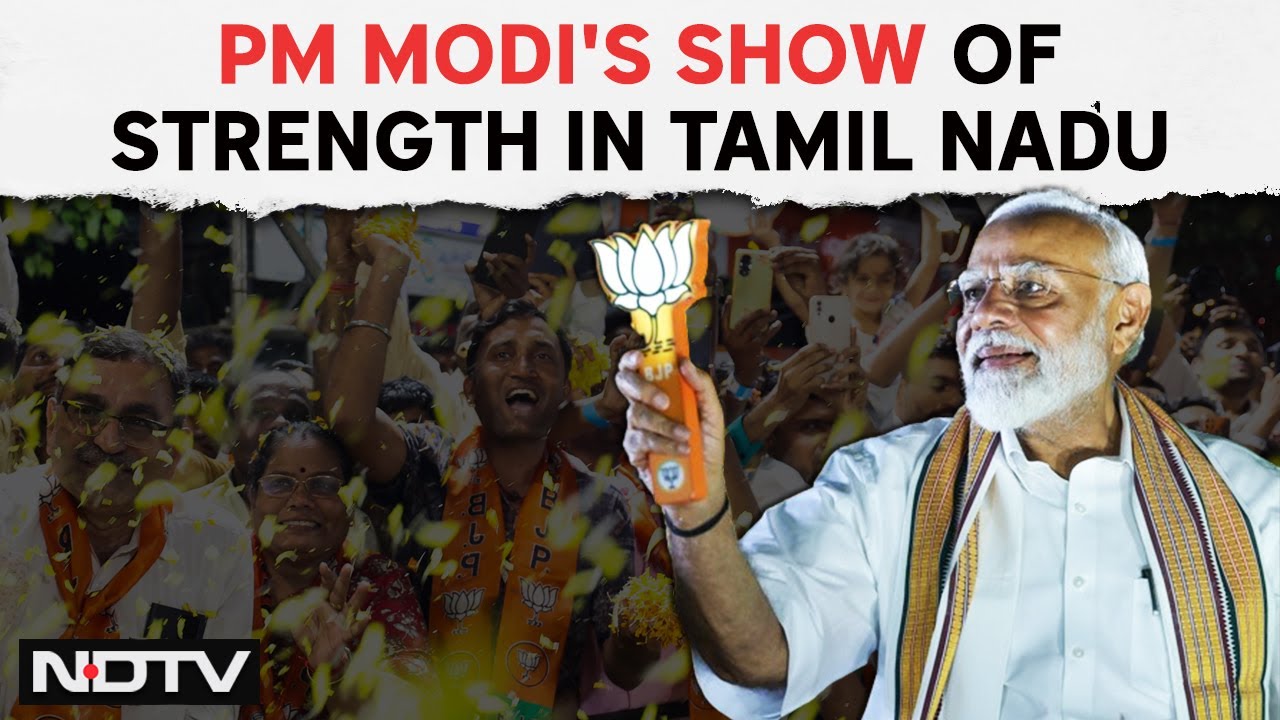 PM Modi In Tamil Nadu | PM Modi Tears Into DMK, Congress In Tamil Nadu ...