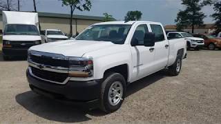 2017 Chevy Silverado 1500 Crew Cab WORK TRUCK - Summit White - Full Review