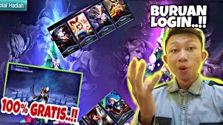 MOONTON BAGI' 1250 DIAMON!! SAMA 8 SKIN STARLIGHT GRATIS SECARA ACAK! BURUAN LOGIN..!!!