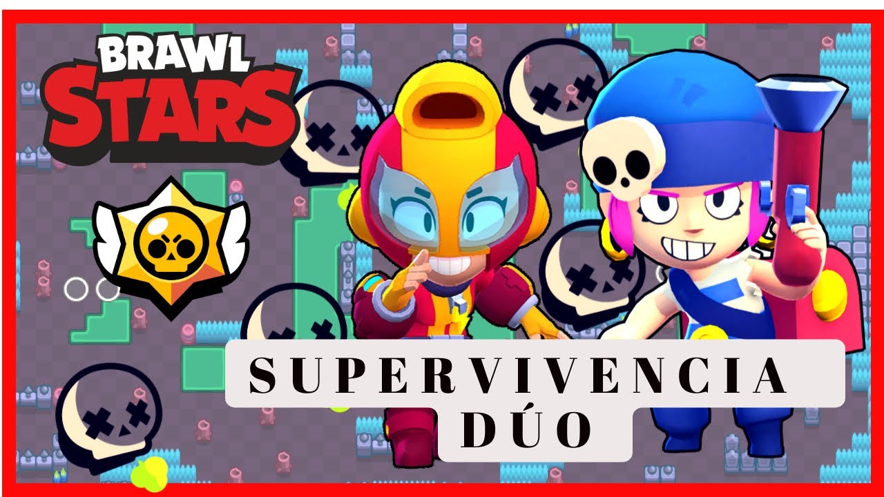 BRAWL STARS SURVIVAL DÚO " Acid lake map" YouTube