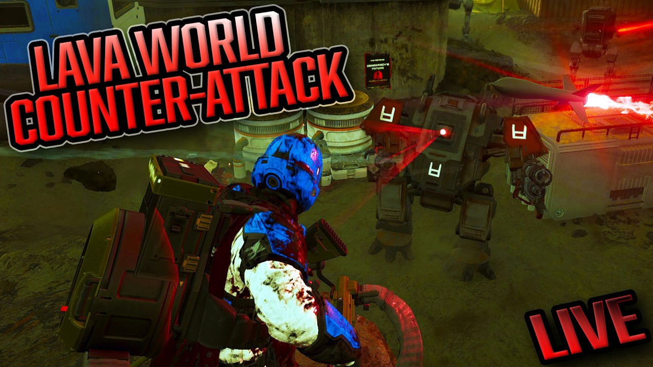 🔴 LIVE: THE COUNTER-ATTACK! 😱 BOTS STRIKE PLANET K! LAVA BIOME IS BACK! | Helldivers 2