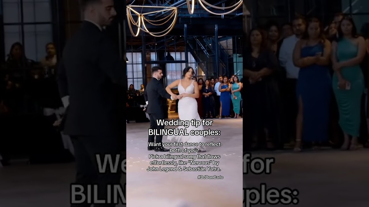 Bilingual First Dance Tip | Blend English & Spanish for your wedding ✨ 