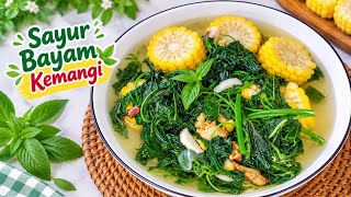 Spinach & Basil Clear Soup, So Refreshing! Must Try!
