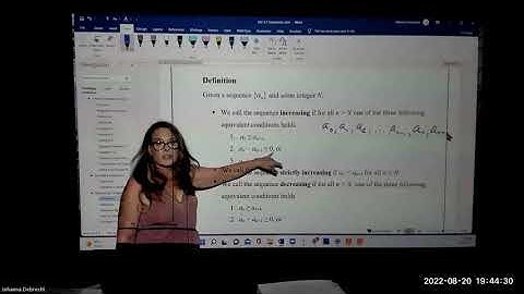 5.1 Bounded and Monotone Sequences Prof D video