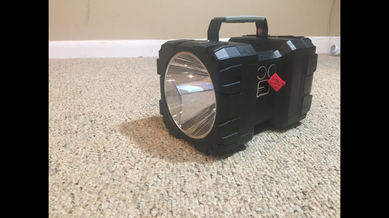 AlpWolf Rechargeable 4,000 lumen Spotlight and Floodlight (bigger ...
