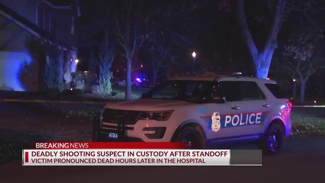 Fatal shooting suspect in custody after police standoff - YouTube