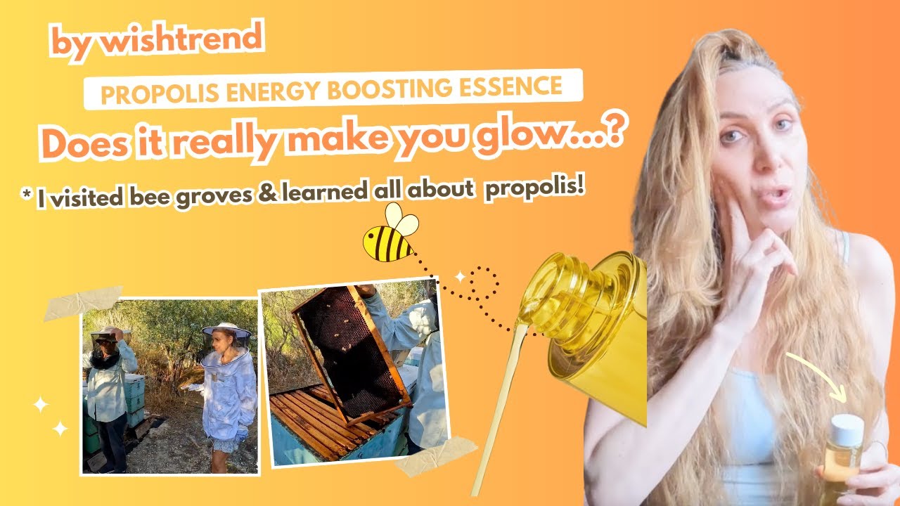 Wishtrend Propolis Essence Review 🐝✨ | Can It Really Calm, Hydrate & Glow Me Up?