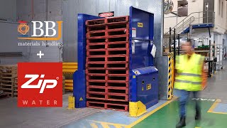 BBJ Materials Handling provides ZIP Water solutions for their warehouse needs.