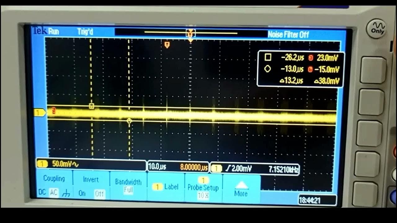 Noise Floor Measurement using Oscilloscope youtube YouTube