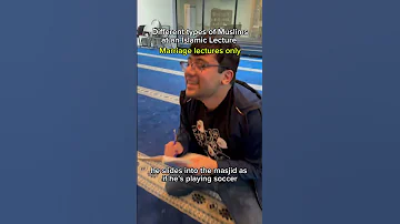 What Type Of Person Are You At An Islamic Lecture Shorts 