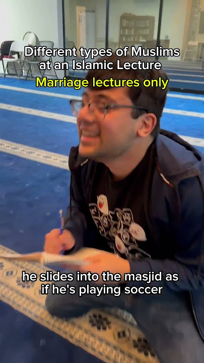 What type of person are you at an Islamic lecture #shorts