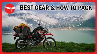 ADV motorcycle Touring Gear & Packing; how to and what to pack for long term long distance moto trip