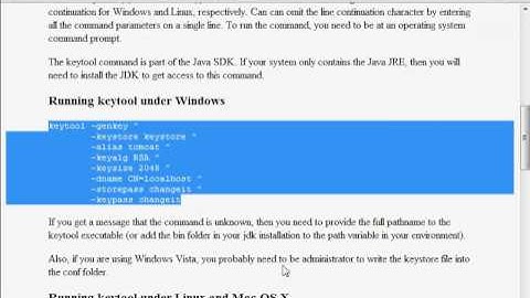 Java Web Programming with Eclipse: Web Application Security, Configure HTTPS