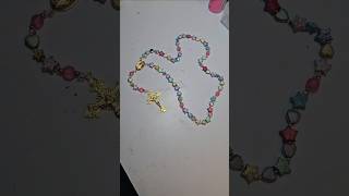 Making my own Rosary 🫶🏻 #crafts #rosary #catholic #vibes #catholiccrafts #fyp #reels #trend #fun