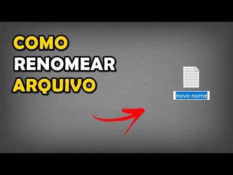 Vídeo: Como Renomear Um Arquivo No Windows