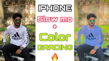 🔥Slow Motion Video Editing | iPhone Color Grading Editing @agzone1401