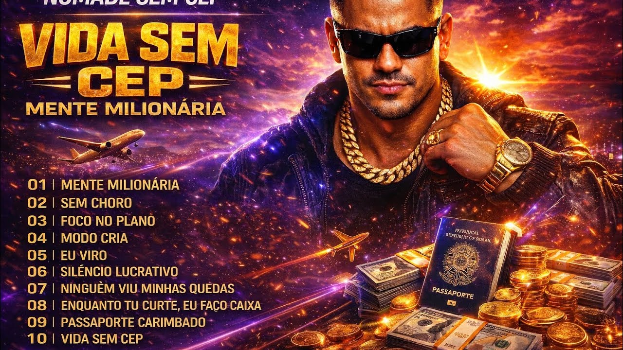 VIDA SEM CEP: MENTE MILIONÁRIA 💰🔥 Funk Motivação (Álbum Completo)