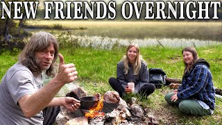 Overnight Fishing Adventure with Two Outdoor Ladies | Survival Lessons and Campfire Cooking