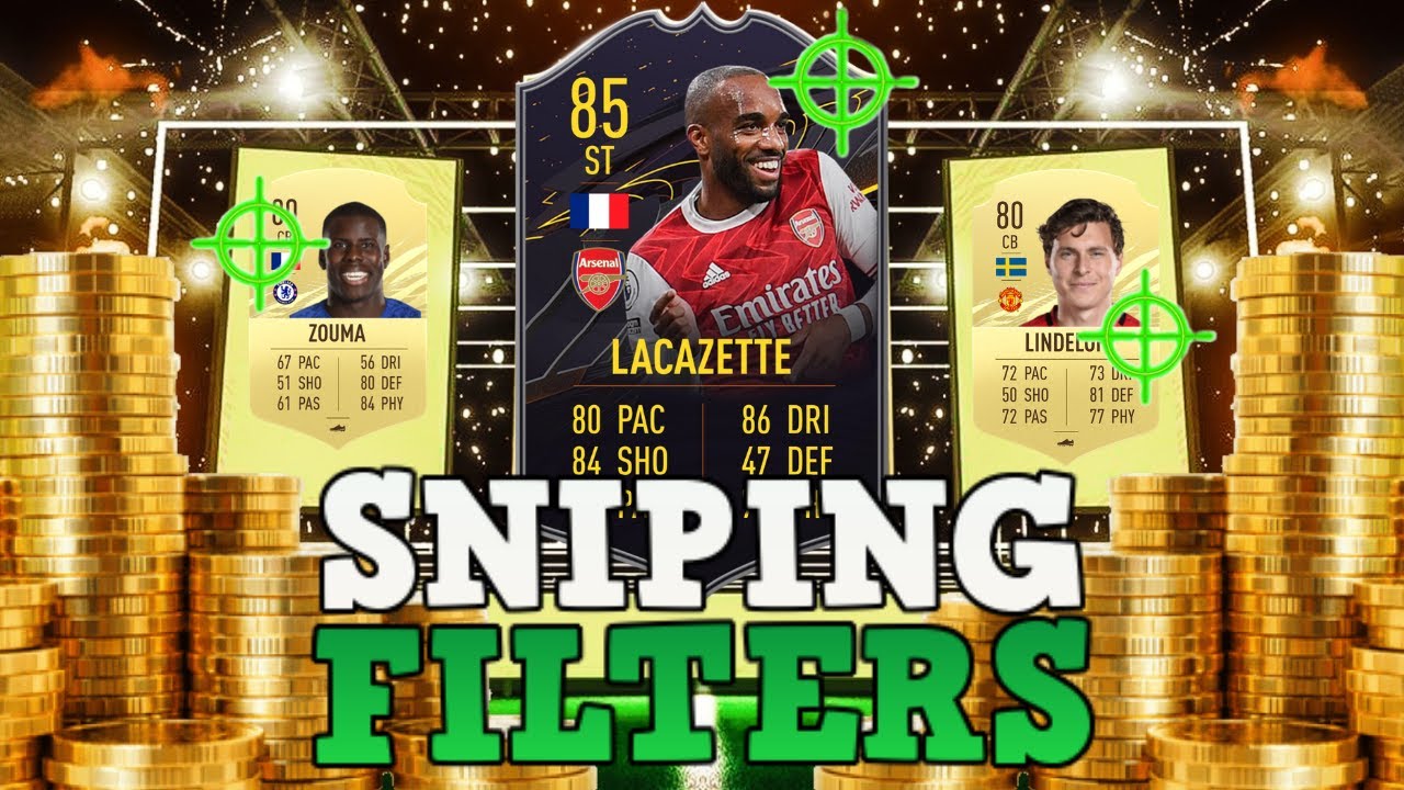 FIFA 21 INSANE SNIPING FILTERS! HOW TO MAKE 500K RIGHT NOW ON FIFA 21