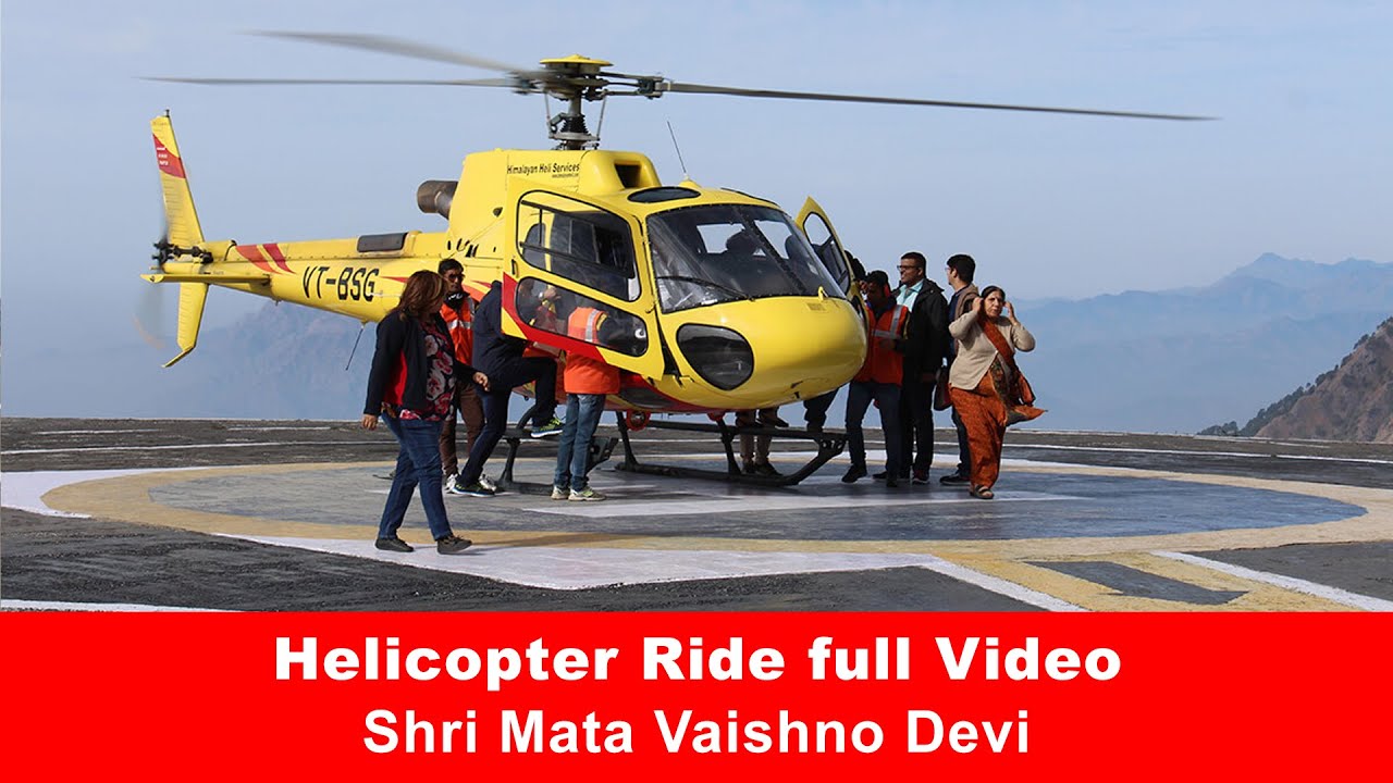 vaishno devi tour helicopter price
