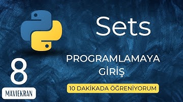 #Yazılım #Python ile Programlamaya Giriş - Sets
