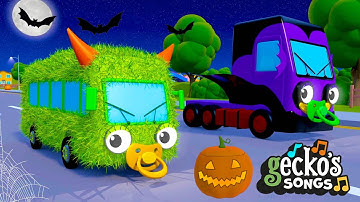 The Halloween Song with Baby Truck | Nursery Rhymes & Kids Halloween Songs | Gecko